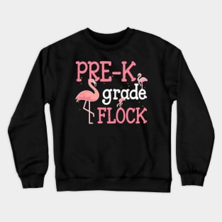 Flamingo Pre-K Back To School Crewneck Sweatshirt